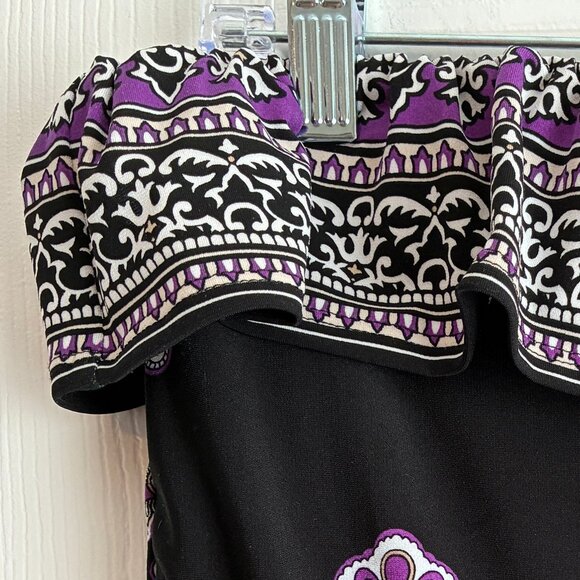 White House Black Market Paisley Bandeau Maxi Dress Women's Small - Picture 3 of 8